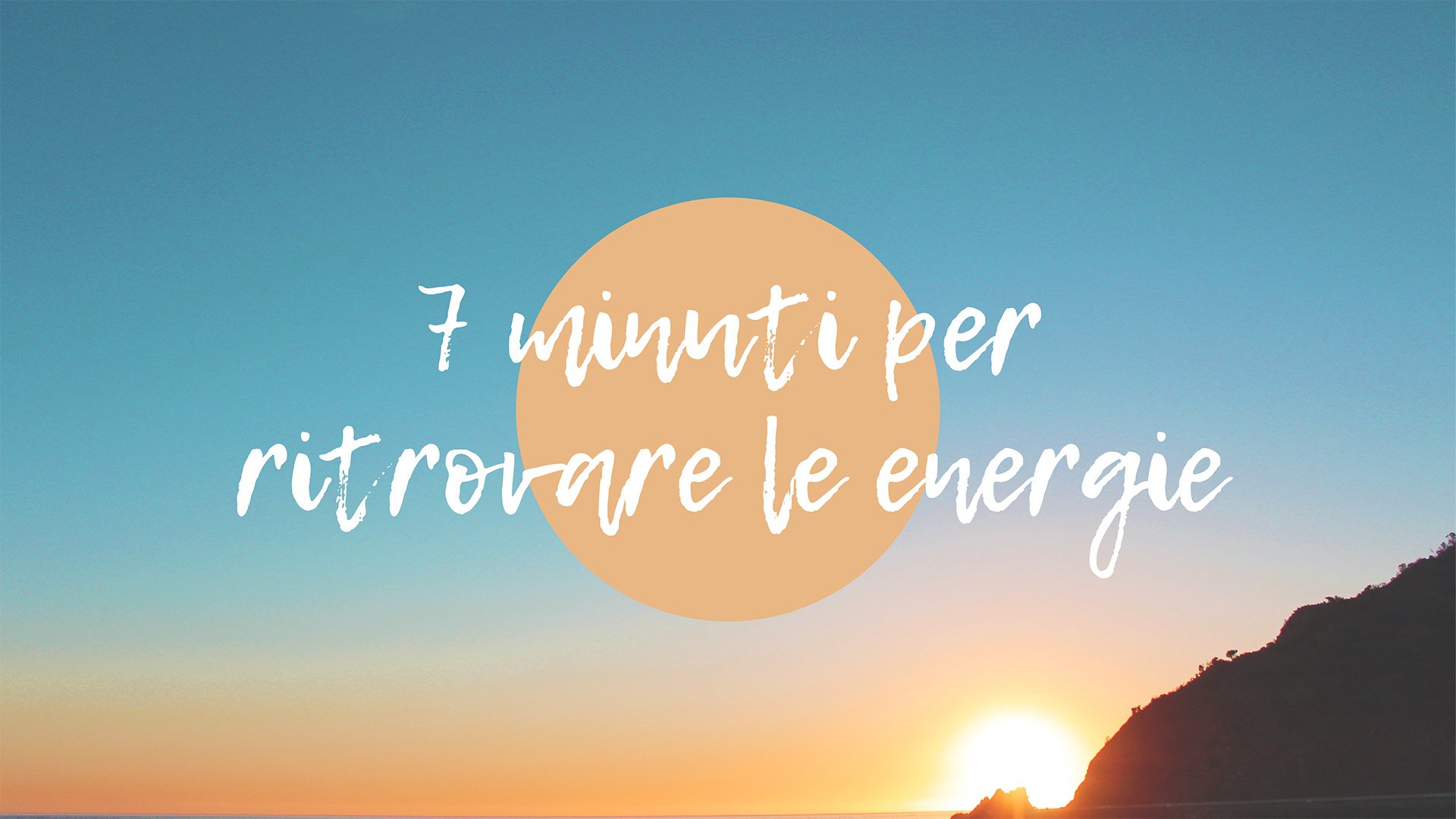 Meditazione del mattino - 7 minuti per risvegliarsi